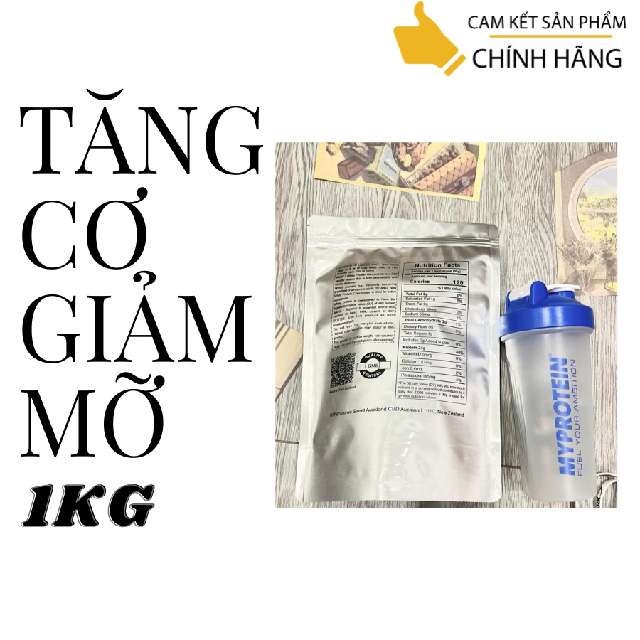 1KG WHEY PROTEIN CONCENTRATE 80% - SỮA TĂNG CƠ GIẢM MỠ CHẤT LƯỢNG
