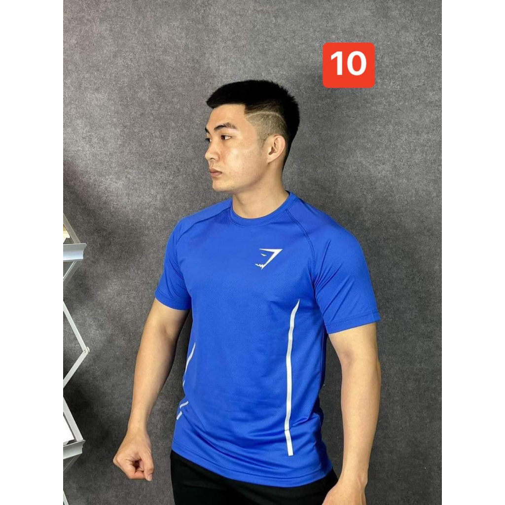 Áo GS Thun Thể Thao Tập Gym Nam Form Ôm Body Vải Thun Lạnh Co Dãn 4chiều