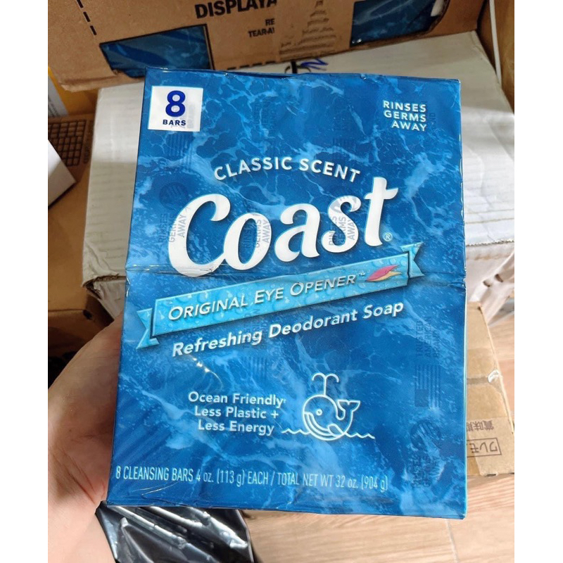Xà bông Coast 1 set 8 bánh của Mỹ