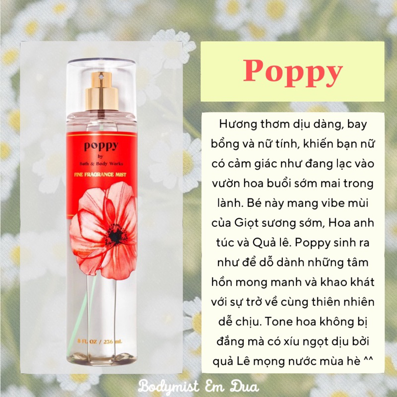 Xịt Thơm Toàn Thân - POPPY