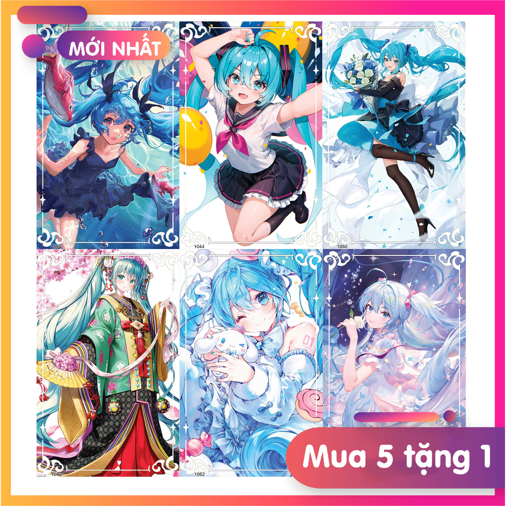 Ảnh thẻ anime Hologram - Hatsune Miku