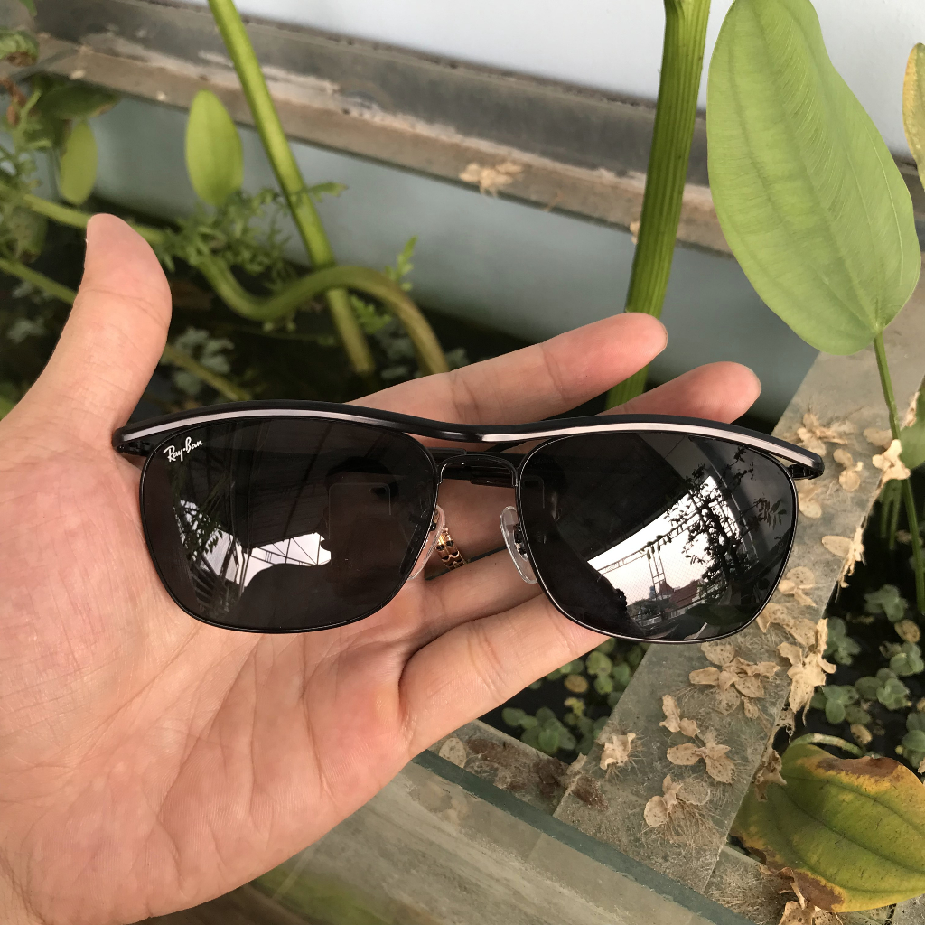 Kính Rayban Quả Trứng Màu Đen Hàng Chuẩn Zin