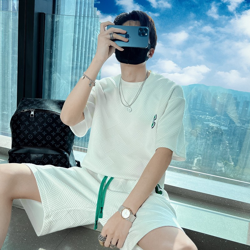 Đồ Bộ Nam, Bộ Thể Thao Nam Cộc Tay Chất Vải Xốp Thái Hot Trend