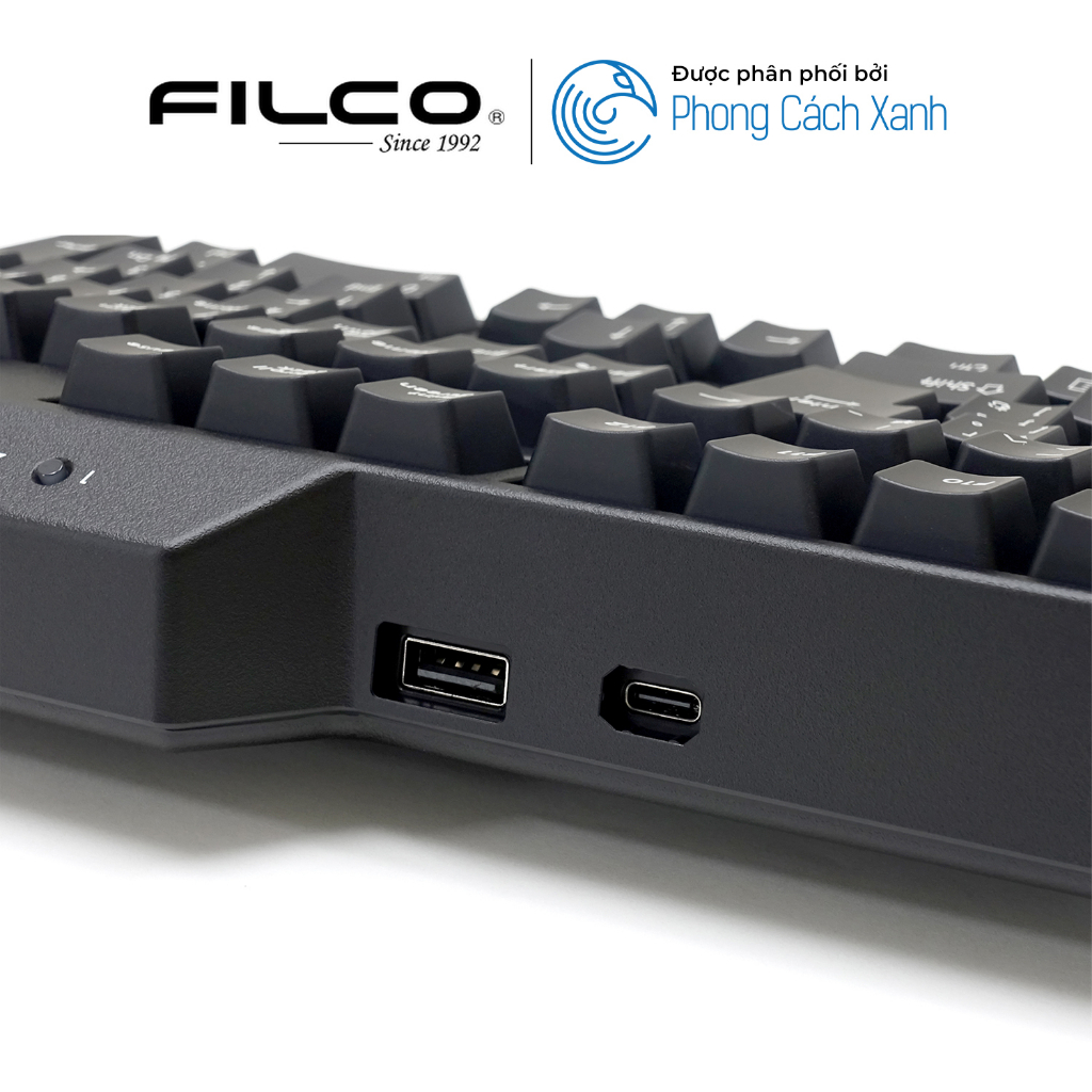 Bàn phím cơ Filco Majestouch Convertible 3 kết nối bluetooth - Fullsize - Hàng Chính Hãng