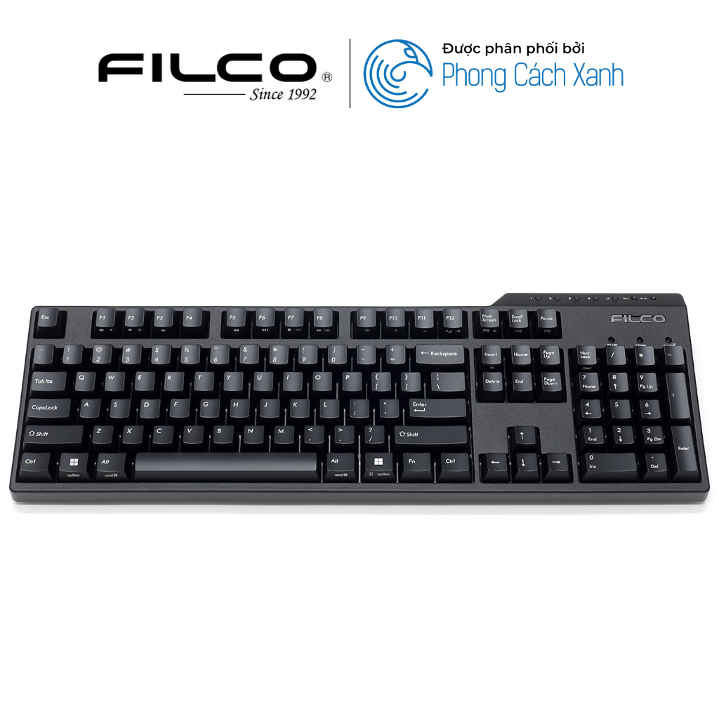 Bàn phím cơ Filco Majestouch Convertible 3 kết nối bluetooth - Fullsize - Hàng Chính Hãng