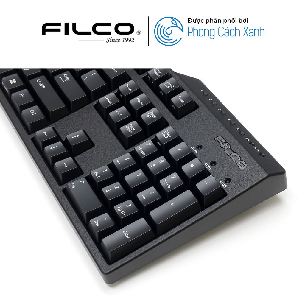 Bàn phím cơ Filco Majestouch Convertible 3 kết nối bluetooth - Fullsize - Hàng Chính Hãng