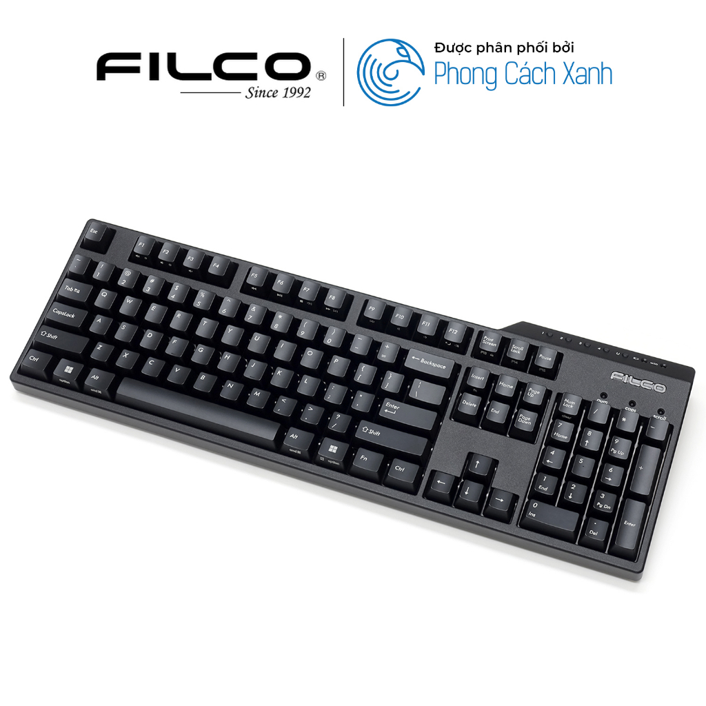 Bàn phím cơ Filco Majestouch Convertible 3 kết nối bluetooth - Fullsize - Hàng Chính Hãng
