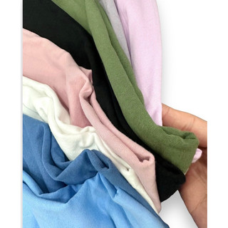ÁO PHÔNG NỮ CỔ TRÒN TRƠN BASIC NHIỀU MÀU ZR