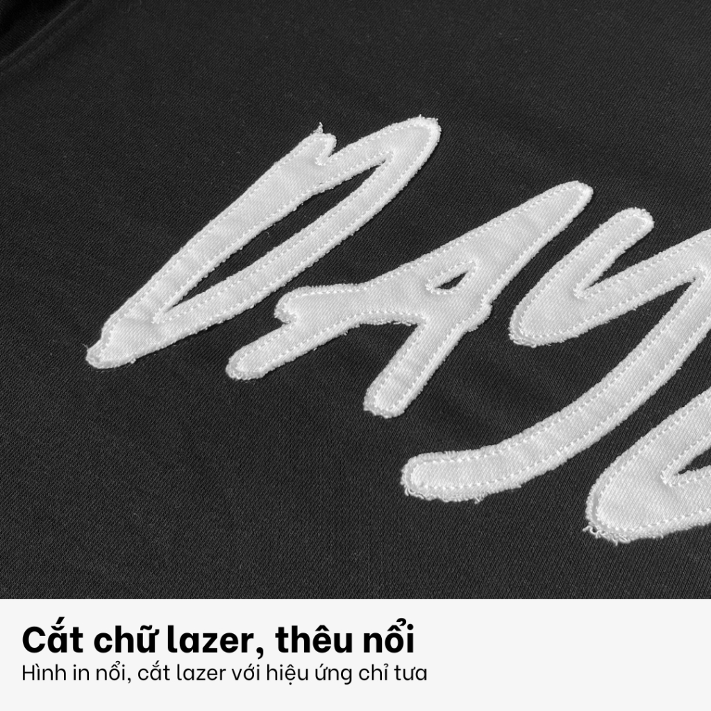 Áo Long Sleeve Sweater BIG LOGO Daygers - Áo nỉ unisex form rộng, nỉ chân cua cao cấp - Local brand chính hãng