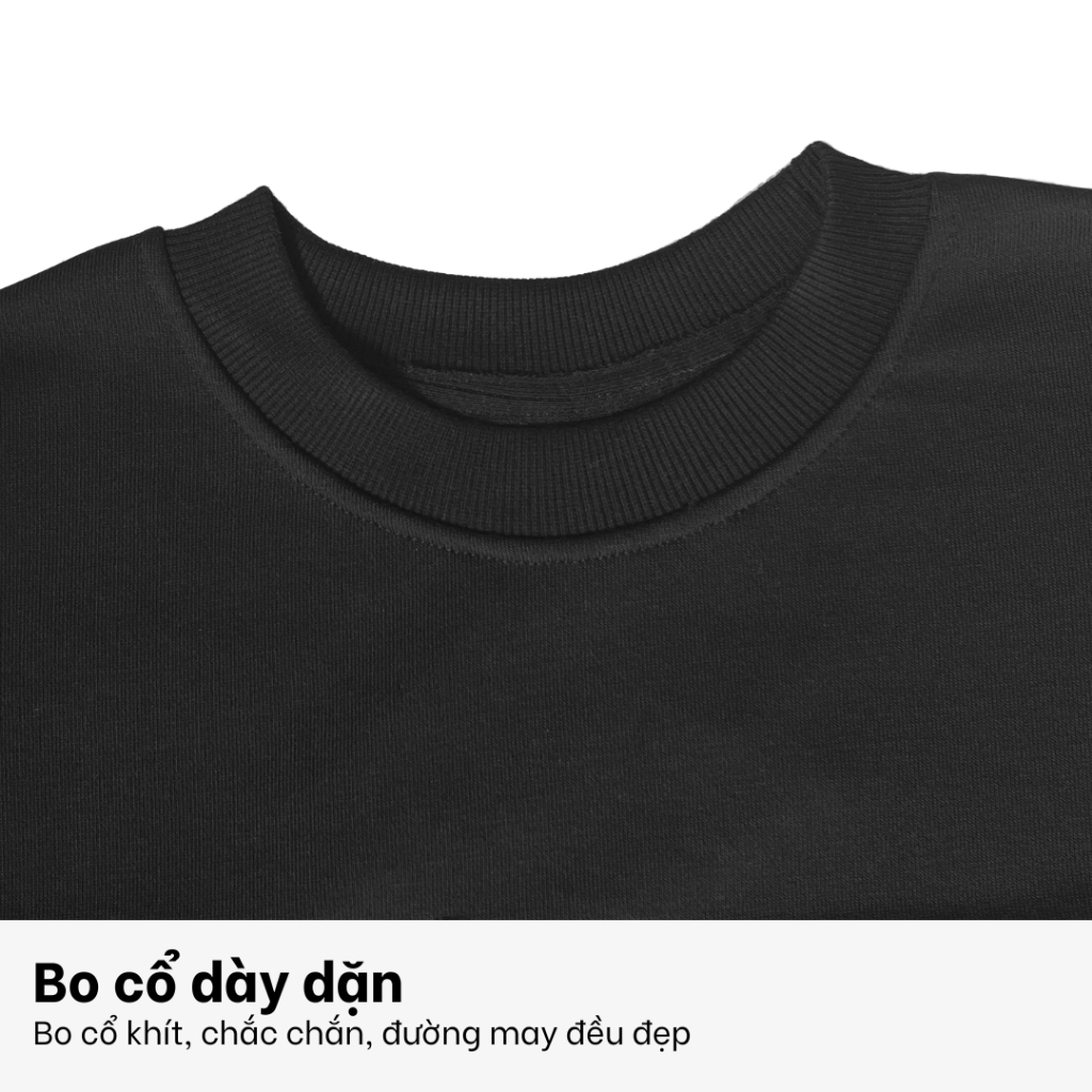 Áo Long Sleeve Sweater BIG LOGO Daygers - Áo nỉ unisex form rộng, nỉ chân cua cao cấp - Local brand chính hãng