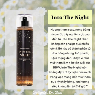  Xịt Thơm Toàn Thân - INTO THE NIGHT