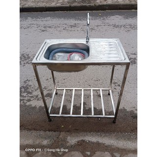 ✨ CHẬU RỬA DAINAM CÓ BÀN (Khung + Vòi inox)
