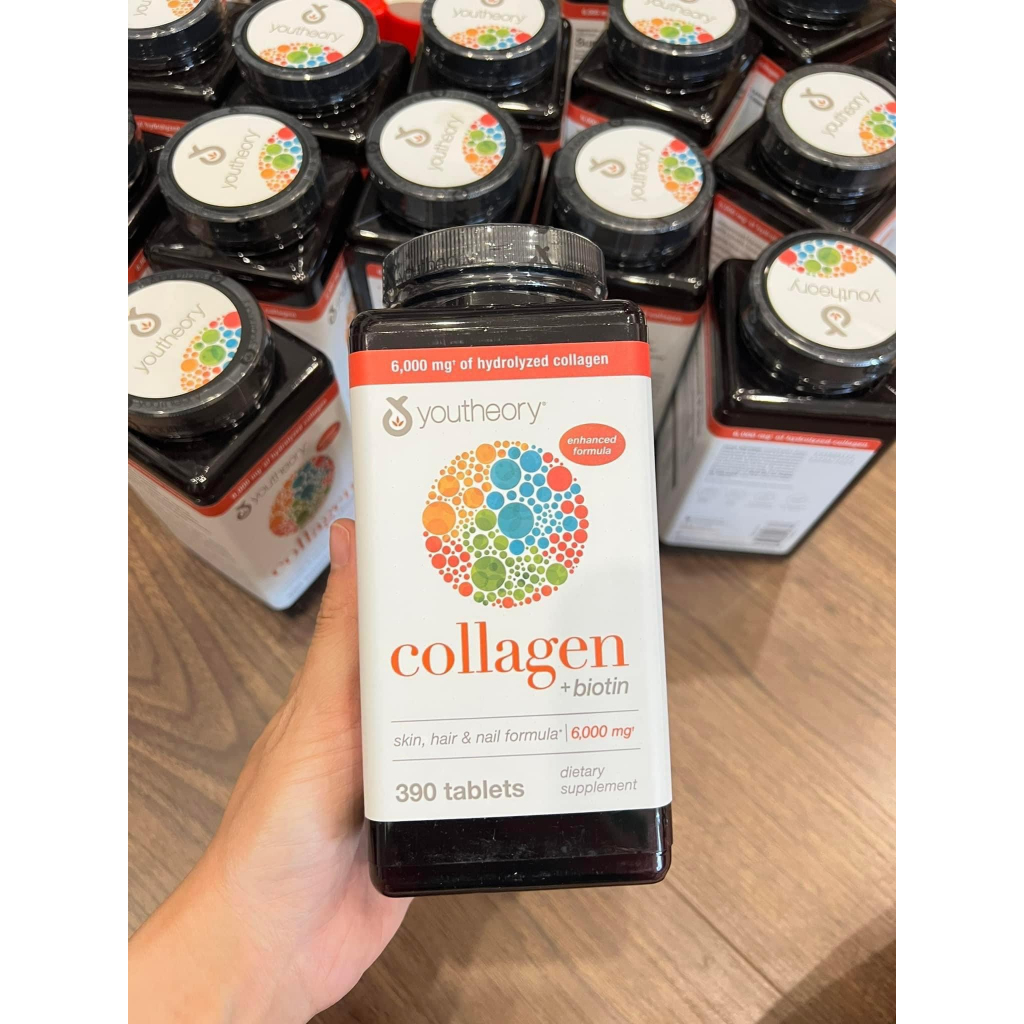 Viên collagen youtheory 𝐓𝐲𝐩𝐞 𝟏 𝟐 & 𝟑-𝐂𝐨𝐥𝐥𝐚𝐠𝐞𝐧 𝐊𝐡𝐨̂𝐧𝐠 𝐁𝐢𝐞̂́𝐧 𝐓𝐢́𝐧𝐡 ❗️ 𝟑𝟗𝟎 𝐯𝐢𝐞̂𝐧