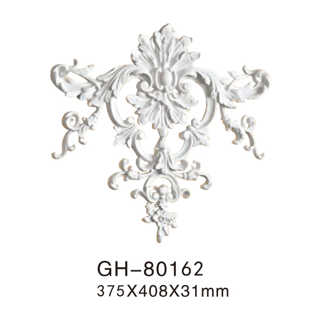 Phù điêu, họa tiết hoa góc cạnh trang trí trần, tưởng, chất liệu PU siêu bền, mã GH 80162, 80163, 80219, 80224 L/R