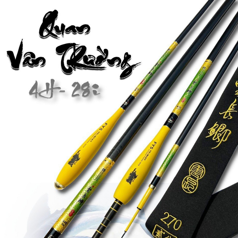 [Chất Lượng] Cần Quan Vân Trường 4H Chuyên Câu Rô, Diếc + Tặng Kèm Ngọn Phụ + Nhẫn