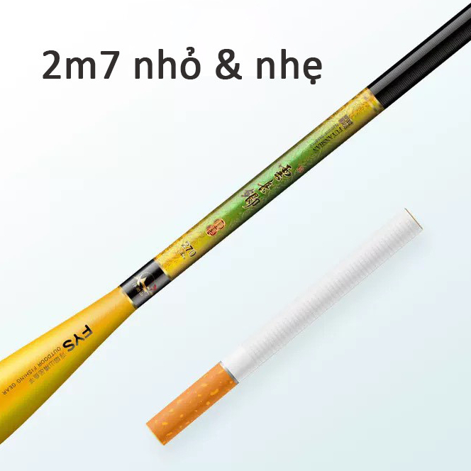 [Chất Lượng] Cần Quan Vân Trường 4H Chuyên Câu Rô, Diếc + Tặng Kèm Ngọn Phụ + Nhẫn