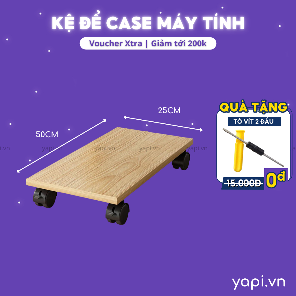 Kệ Để CPU (Cây Máy Tính) Có Khoá An Toàn GHC-149 Giúp Dễ Dàng Vệ Sinh