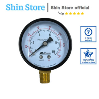 Đồng hồ đo áp hơi máy nén khí 10kg -SHINSTORE 