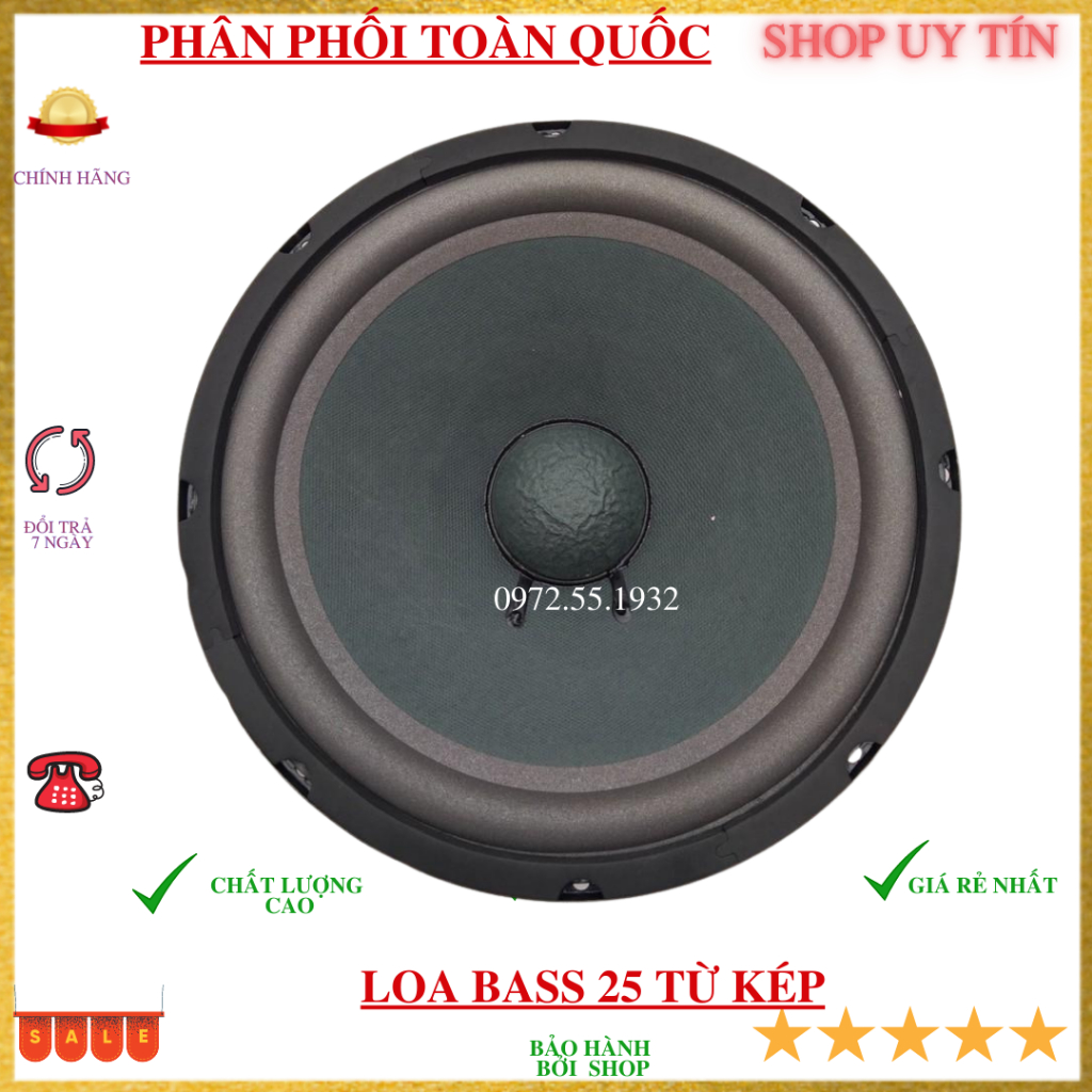 Loa bass 25 jbl từ kép chất hay độ bền cao- giá 1 chiếc