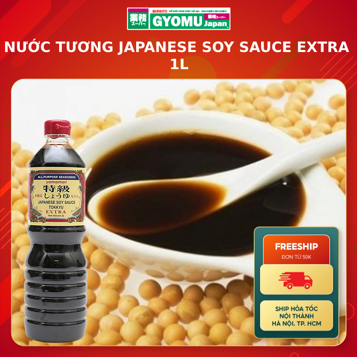 Nước tương Japanese Soy sauce Extra 1L