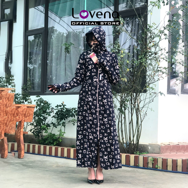 Áo Chống Nắng Toàn Thân 2 Lớp Vải Lanh Giao Màu Ngẫu Nhiên Lovena AN01