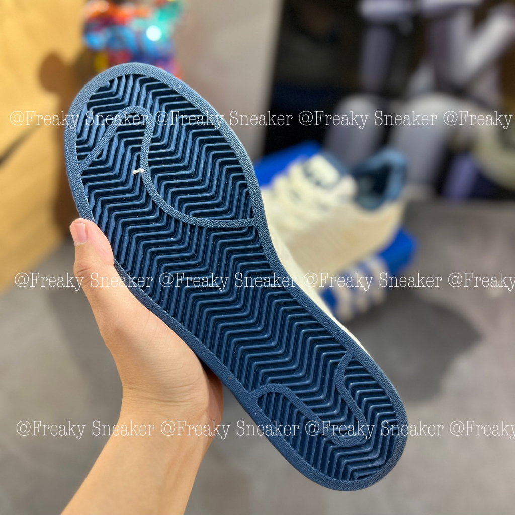 Giày Thể Thao Nam Nữ Adidas Superstar Chalk White White Tint Crew Navy Adidas Trắng Đế Xanh Than - GW2045