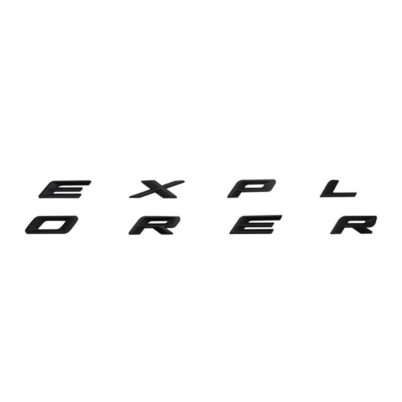 Logo Chữ EXPLORER 3D Nổi Dán Trang Trí Ngoại Thất Xe Ford Explorer