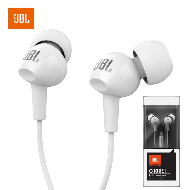 100% Hàng chính hãng Tai nghe nhét tai jack 3.5mm JBL C100SI cho điện thoại Android IOS