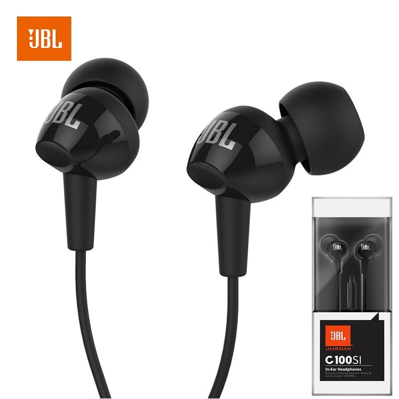 100% Hàng chính hãng Tai nghe nhét tai jack 3.5mm JBL C100SI cho điện thoại Android IOS