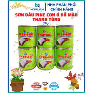Sơn dầu pine con ó đủ màu thanh tùng