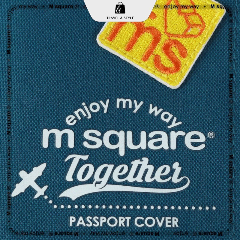 Ví hộ chiếu đa năng size L vải poly cao cấp Msquare® Chính hãng giá tốt