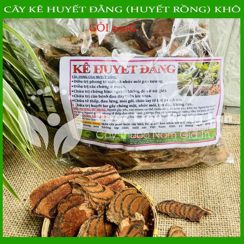 Thảo dược KÊ HUYẾT ĐẰNG (HUYẾT RỒNG) khô sạch đóng gói 500gram - congtyduoclieuhonglan