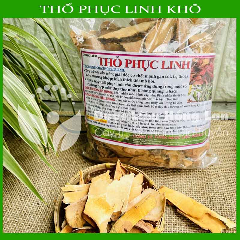 Dược Liệu CỦ THỔ PHỤC LINH đóng gói 500g - Dược Liệu Hồng Lan