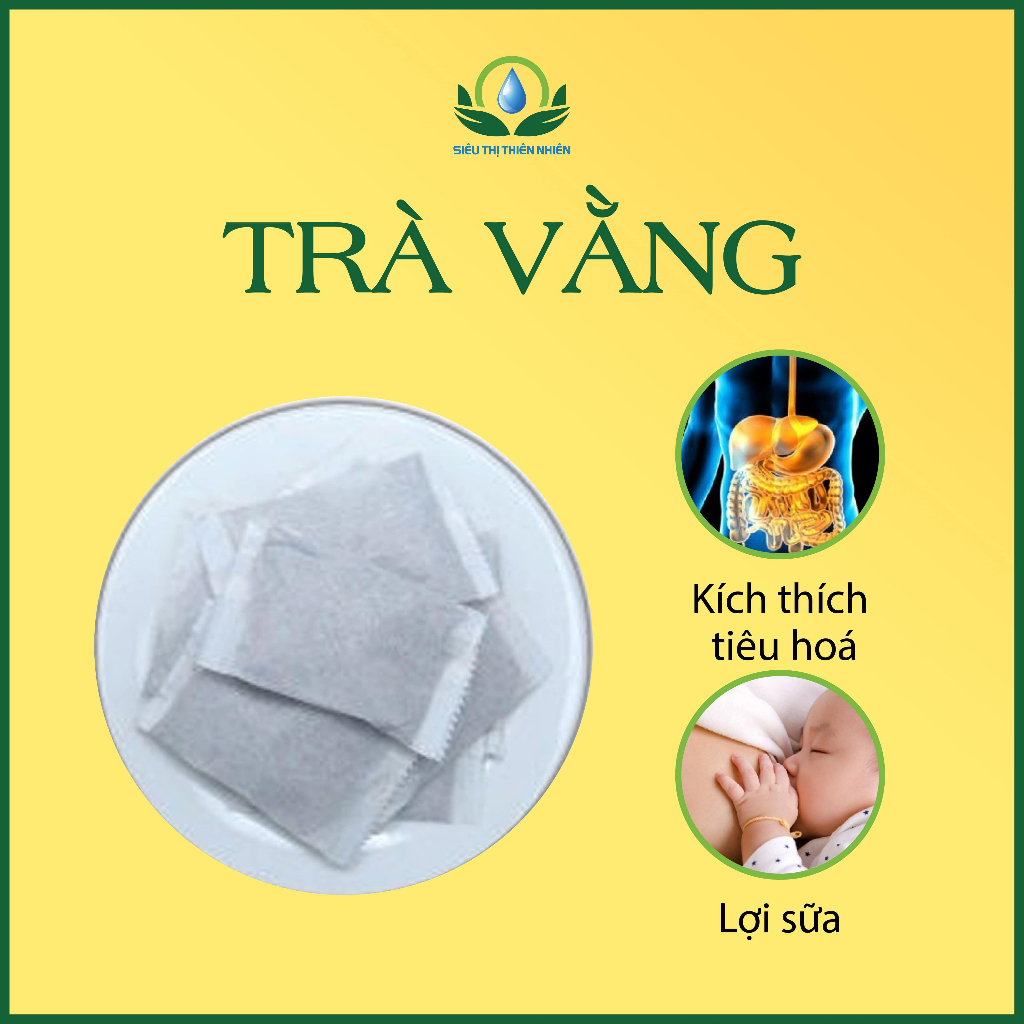 Trà Vằng Hộp 30 Túi Lọc Siêu Thị Thiên Nhiên