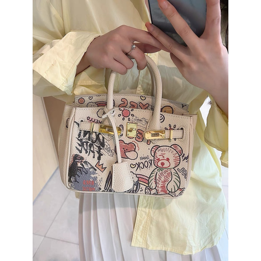 Túi xách nữ Hm birkin hoạ tiết size 20, hàng đẹp loại 1