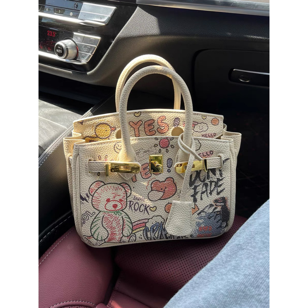 Túi xách nữ Hm birkin hoạ tiết size 20, hàng đẹp loại 1