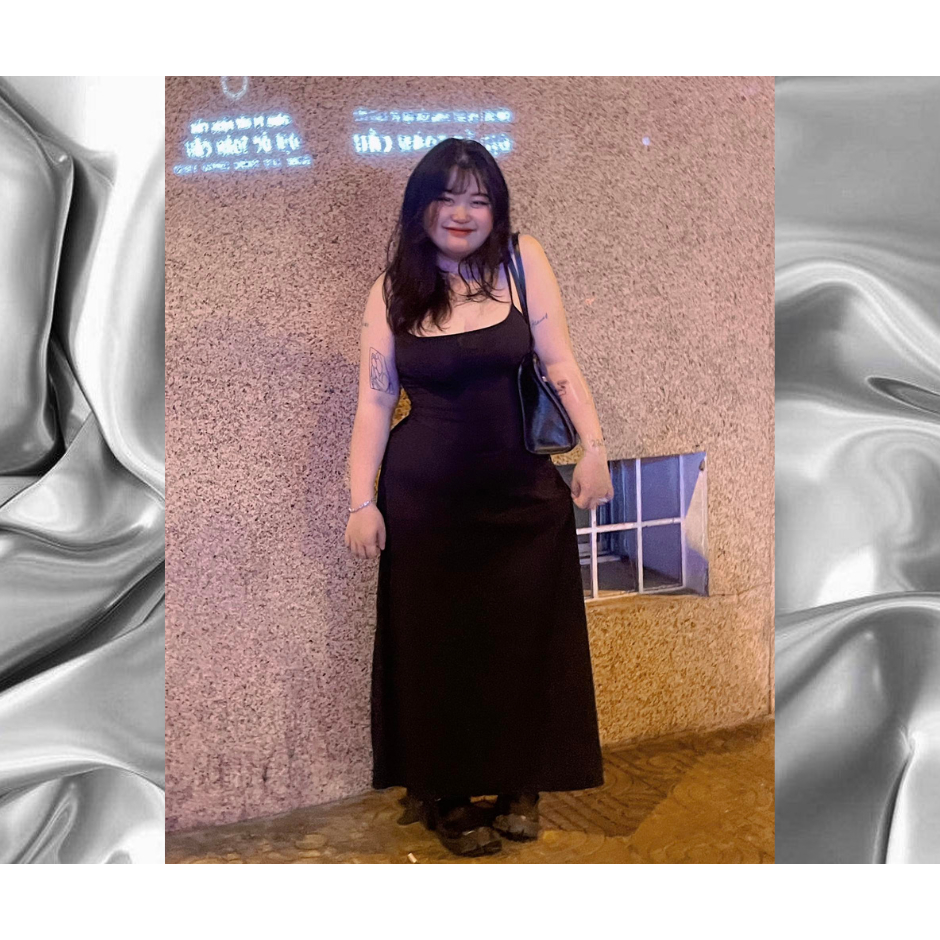 ĐẦM XÒE DÀI BIGSIZE ĐẾN 90KG CHẤT THUN GÂN MÁT