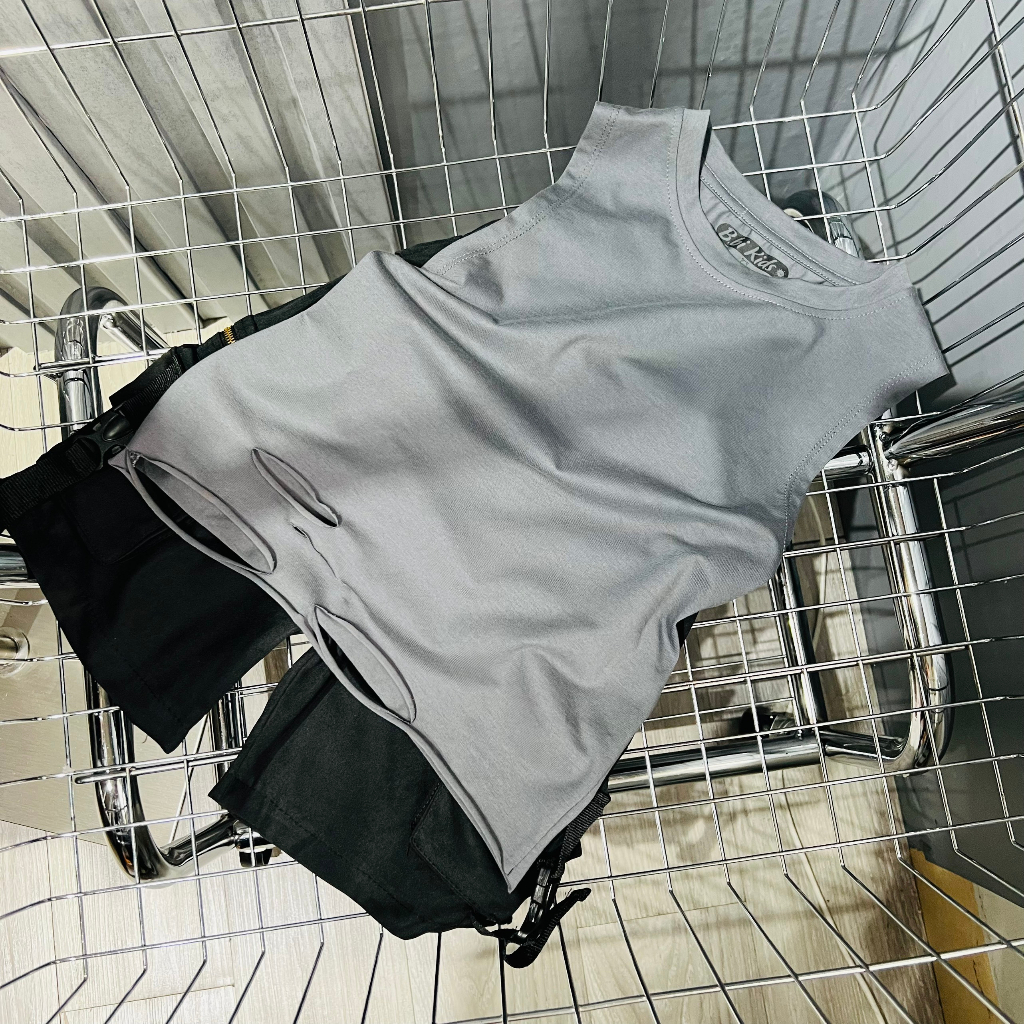 SARĐ2301 - Set Cotton Bé Trai Phong Cách Cá Tính - Set Áo Quần Bé Trai