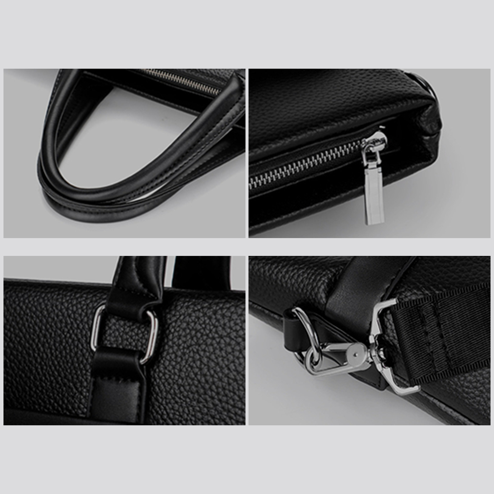 Túi Xách Nam Công Sở Đẹp Da PU Cao Cấp  Loại Cặp Đựng Laptop, Tài Liệu Kèm Dây Đeo Vai Chéo-K5598