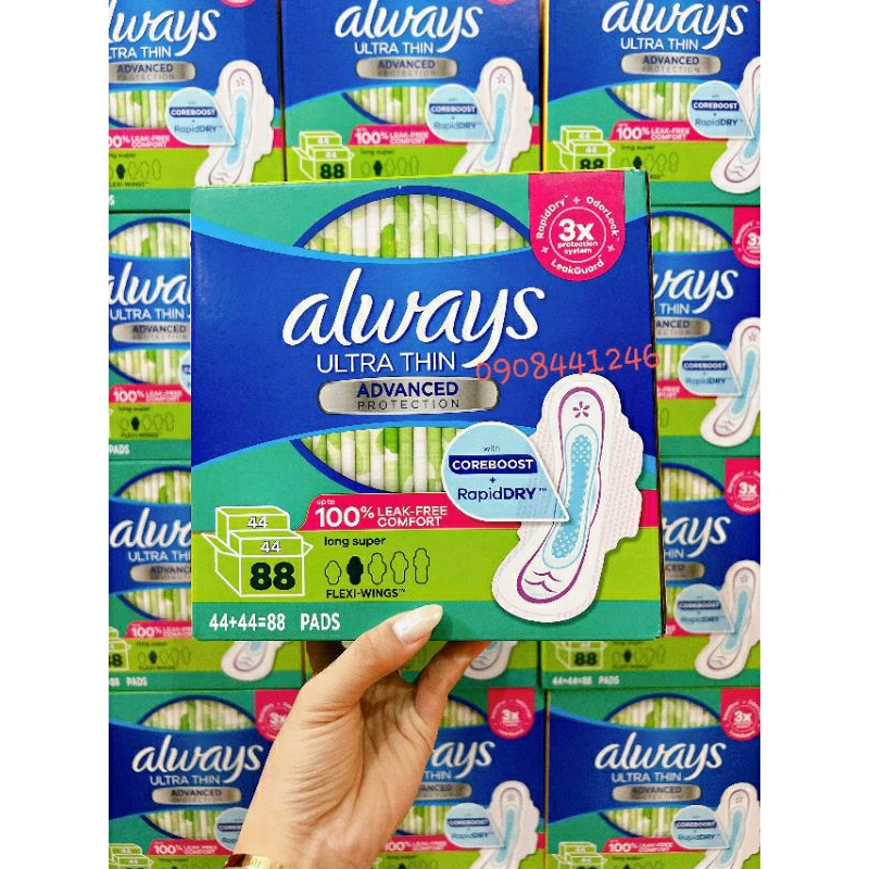 Băng vệ sinh Always Ultra thin Mỹ (Ban ngày/ Ban đêm)