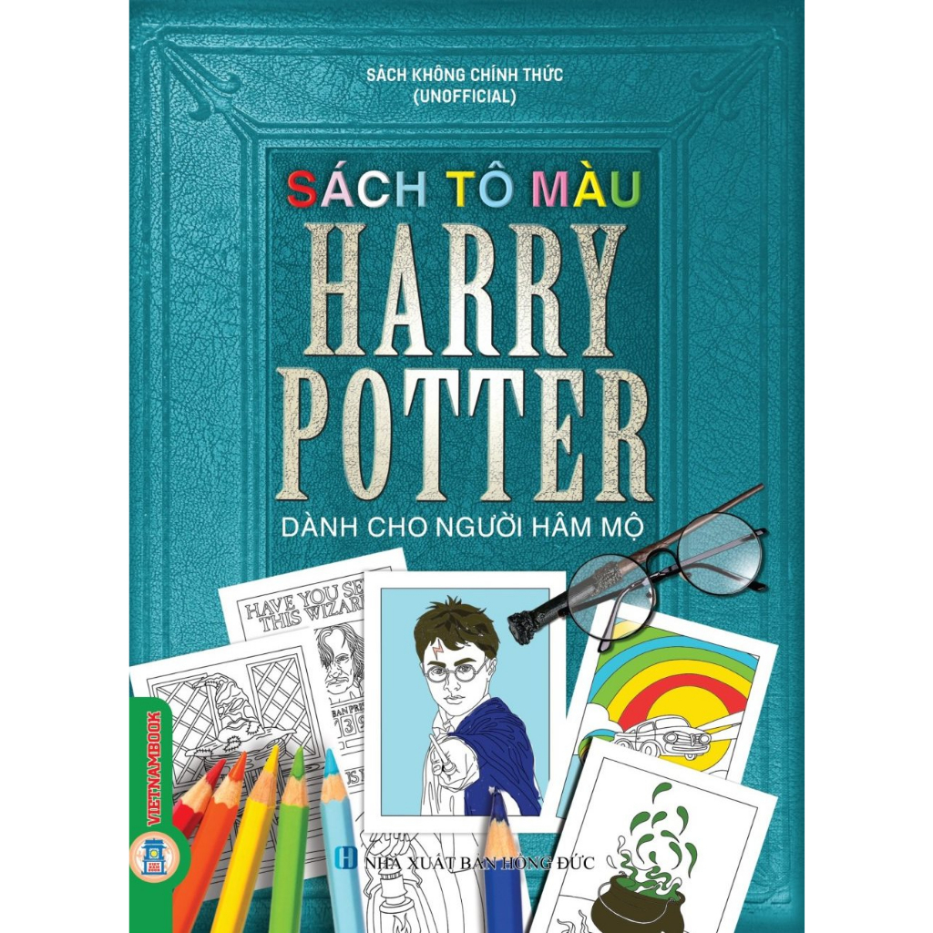 Sách - Sách Tô Màu Harry Potter Dành Cho Người Hâm Mộ (Không chính thức - Unofficial)