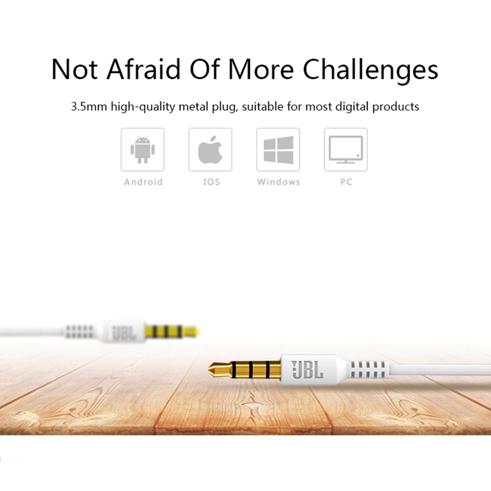 100% Hàng chính hãng Tai nghe nhét tai jack 3.5mm JBL C100SI cho điện thoại Android IOS
