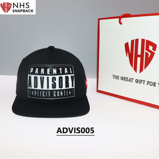 Nón Snapback Advis Phong Cách Hàn Quốc Logo 3D Advis_White