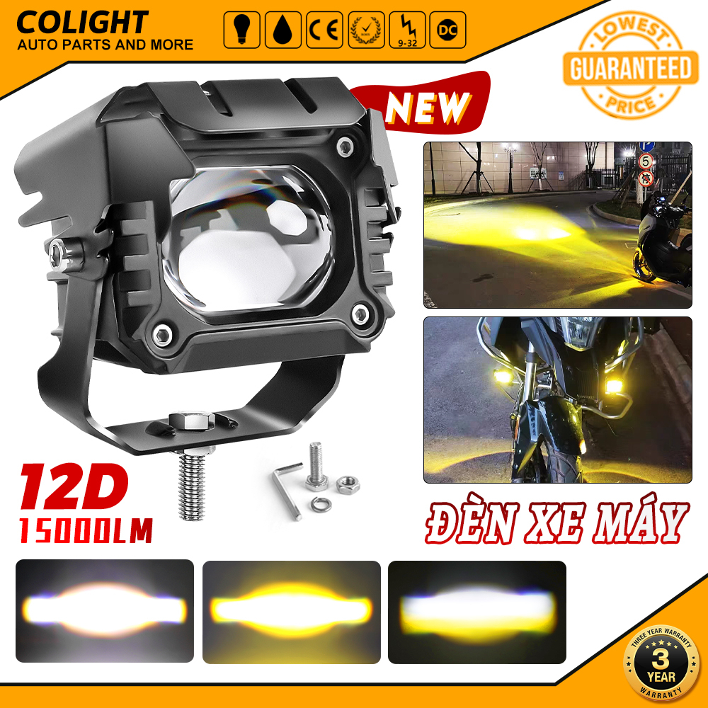 CO LIGHT Đèn LED Mini Ánh Sáng Trắng / Vàng 160W 32000lm Chuyên Dụng Cho Xe Hơi / Xe Máy