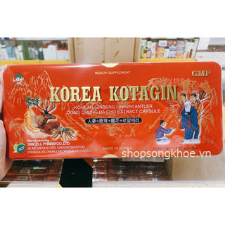 Viên sâm nhung Hàn Quốc Korea Kotagin - viên đạm sâm tổng hợp cao cấp Hàn Quốc
