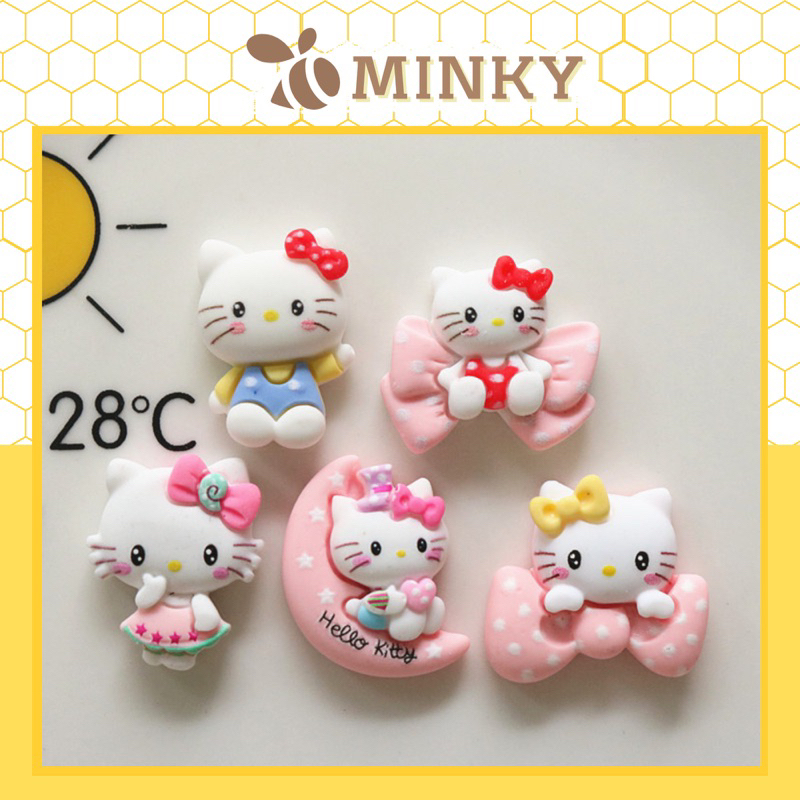 Sticker Gắn Dép Crocs Hình Hello Kitty Dễ Thương - E3 Audio Miền Nam