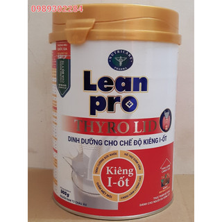 Sũa Lean Pro Thyro lid 900g dinh dưỡng cho chế độ kiêng iot