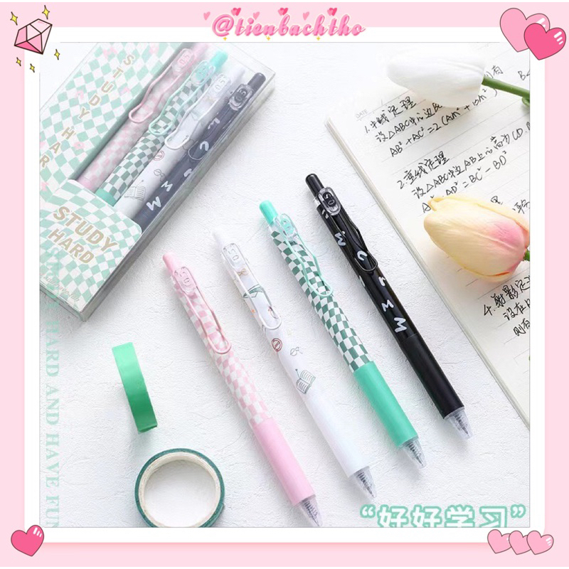 Bút Mura study hard kèm ngòi