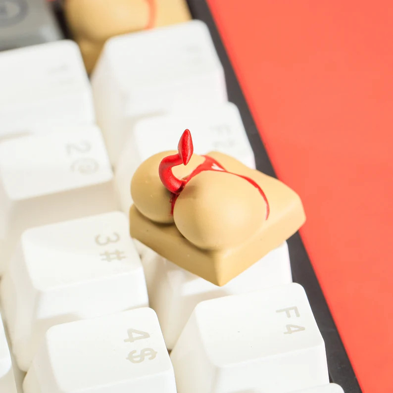 Keycap mông bự siêu lầy lội dành cho bàn phím cơ