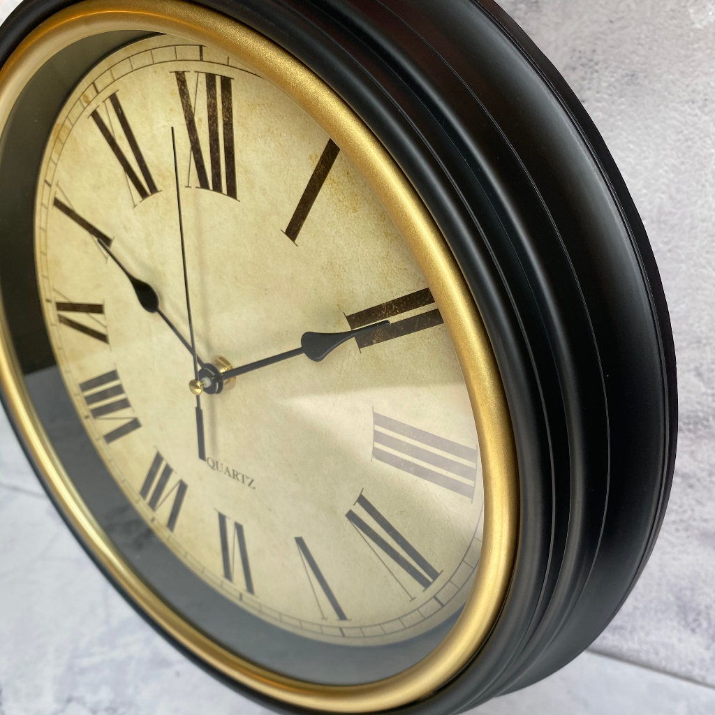 Đồng Hồ Treo Tường Decor Trang Trí Phòng Khách Kim Phong Cách Cổ Điển T05 - Đồng Hồ Treo Tường LINH DECOR